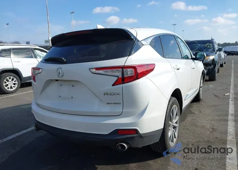 2021 Acura Rdx Technology Package z USA, uszkodzony, nr VIN 5J8TC2H58ML034791